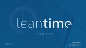Leantime Pitch Deck TItle Slide image