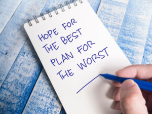 Hope The Best, Plan Worst, Motivational Inspirational Quotes