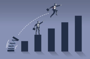 Businessman Jumps