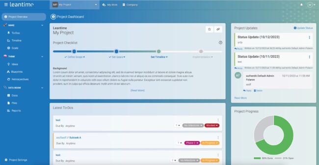 Project Management Software: Balancing Agility & Structure - Leantime