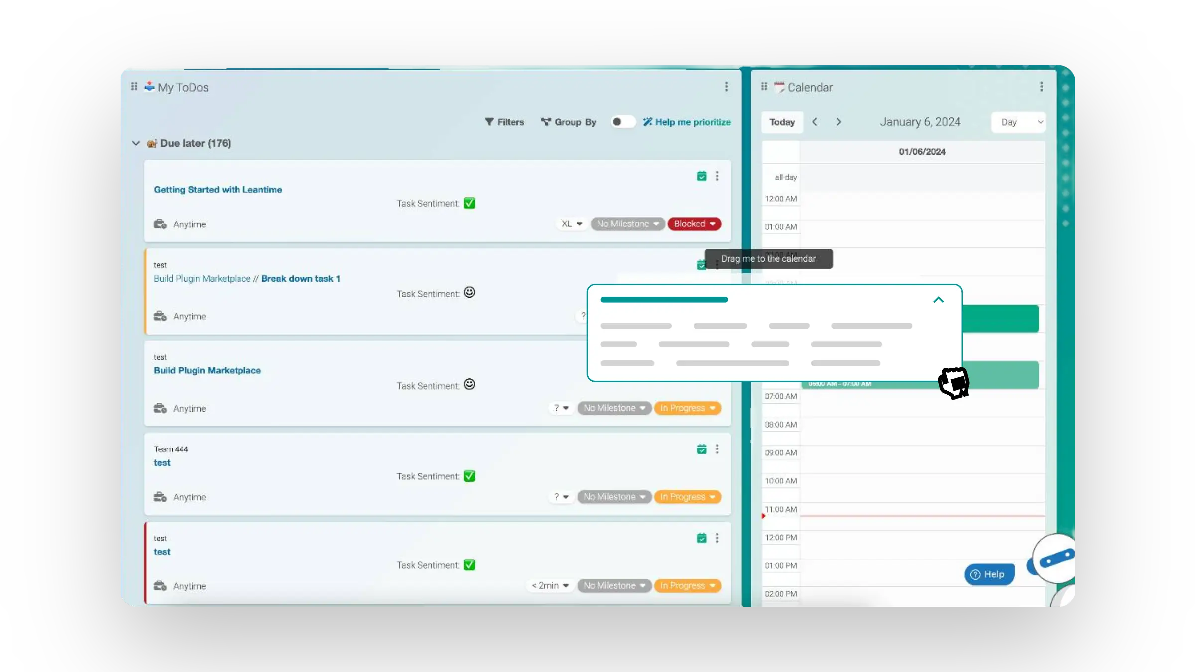 Leantime with Simple Time Boxing